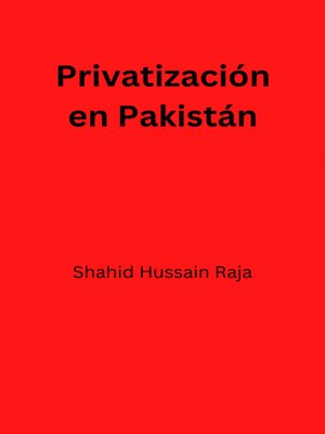 cover image of Privatización en Pakistán